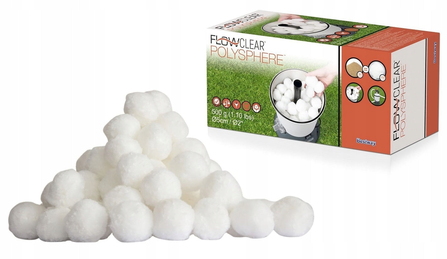Filtravimo kamuoliukai baseino smėlio siurbliui, 500g Bestway kasetė