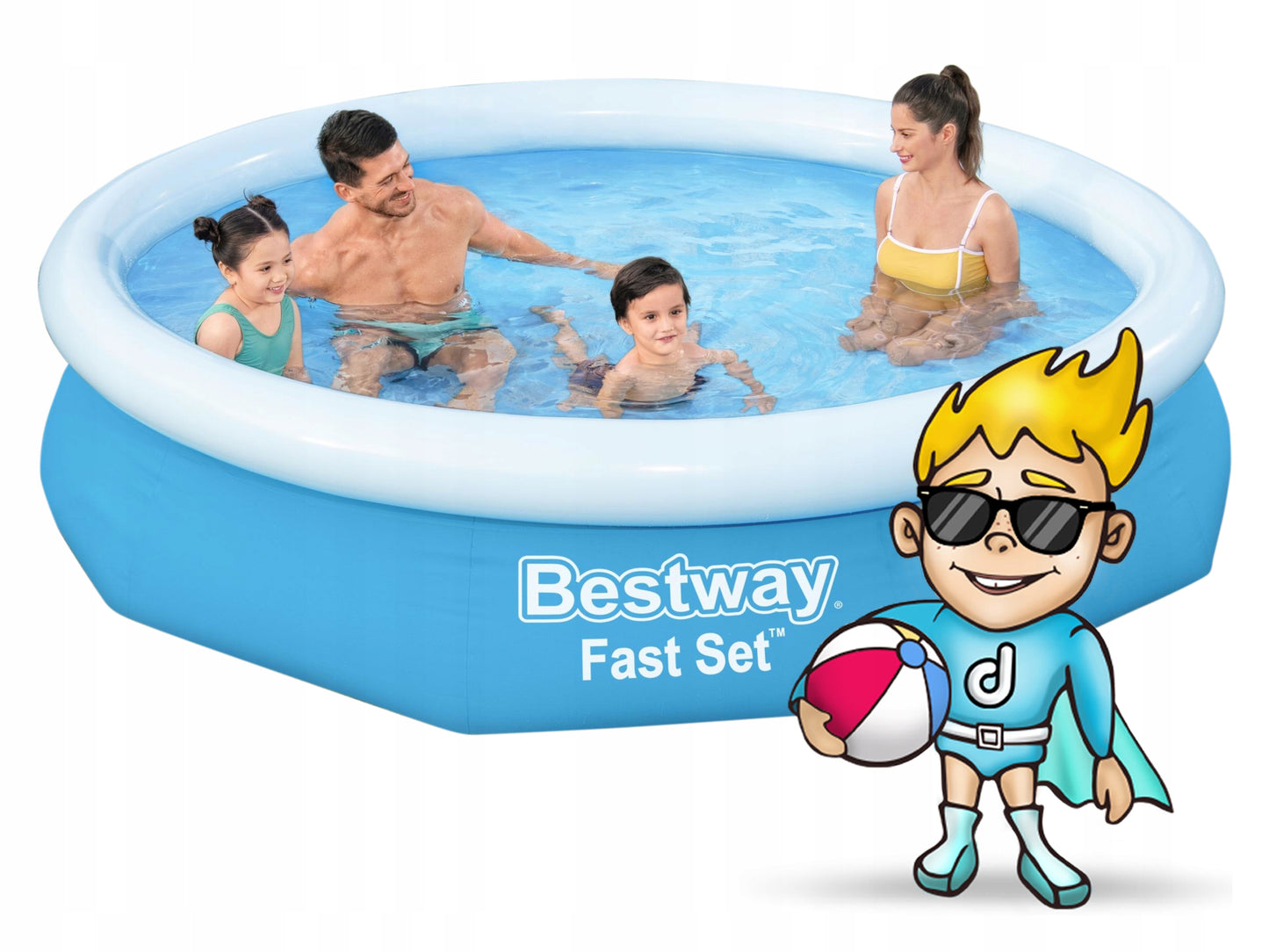ŠEIMOS SODO BASEINAS Bestway 305x66cm