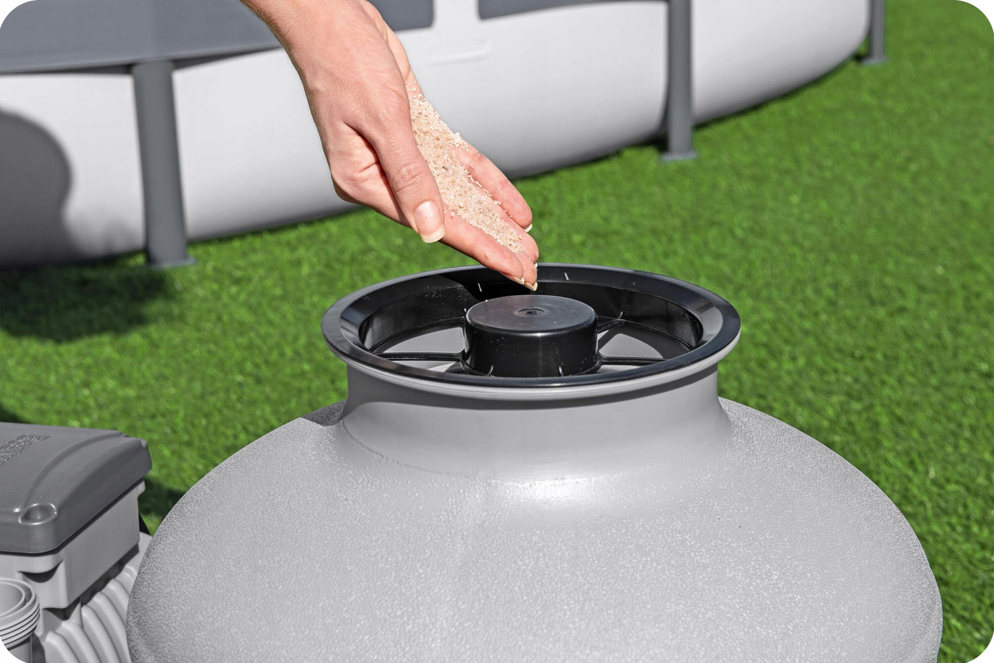 Smėlio siurblys baseinams filtras baseinams 11355 L/h jungiamosios detalės žarnos Bestway