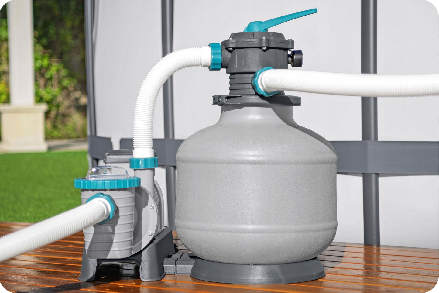 Smėlio siurblys baseinams filtras baseinams 11355 L/h jungiamosios detalės žarnos Bestway