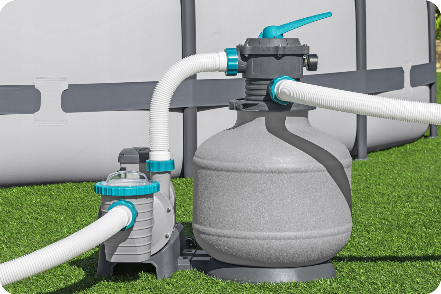 Smėlio siurblys baseinams filtras baseinams 11355 L/h jungiamosios detalės žarnos Bestway