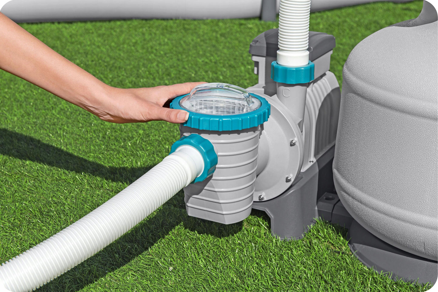 Smėlio siurblys baseinams filtras baseinams 11355 L/h jungiamosios detalės žarnos Bestway