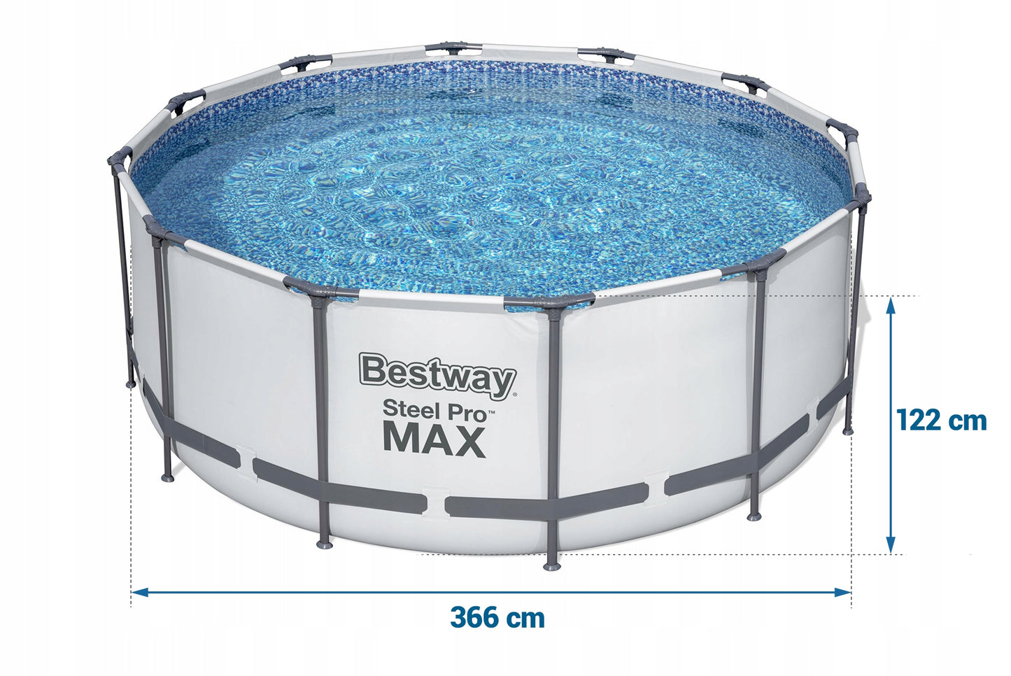 SURENKAMAS SODO BASEINAS 366x122cm BESTWAY RINKINYS