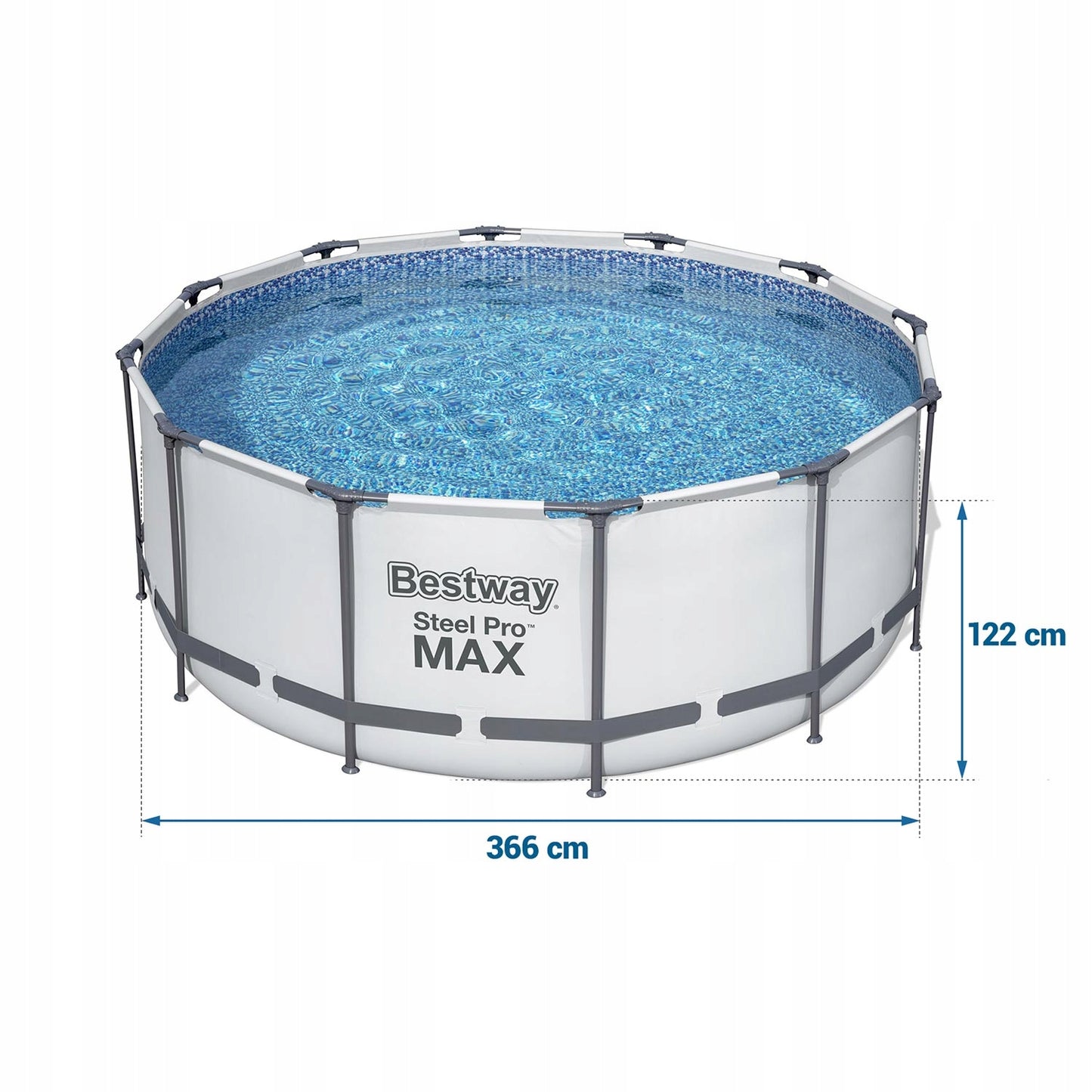 SURENKAMAS SODO BASEINAS 366x122cm BESTWAY RINKINYS