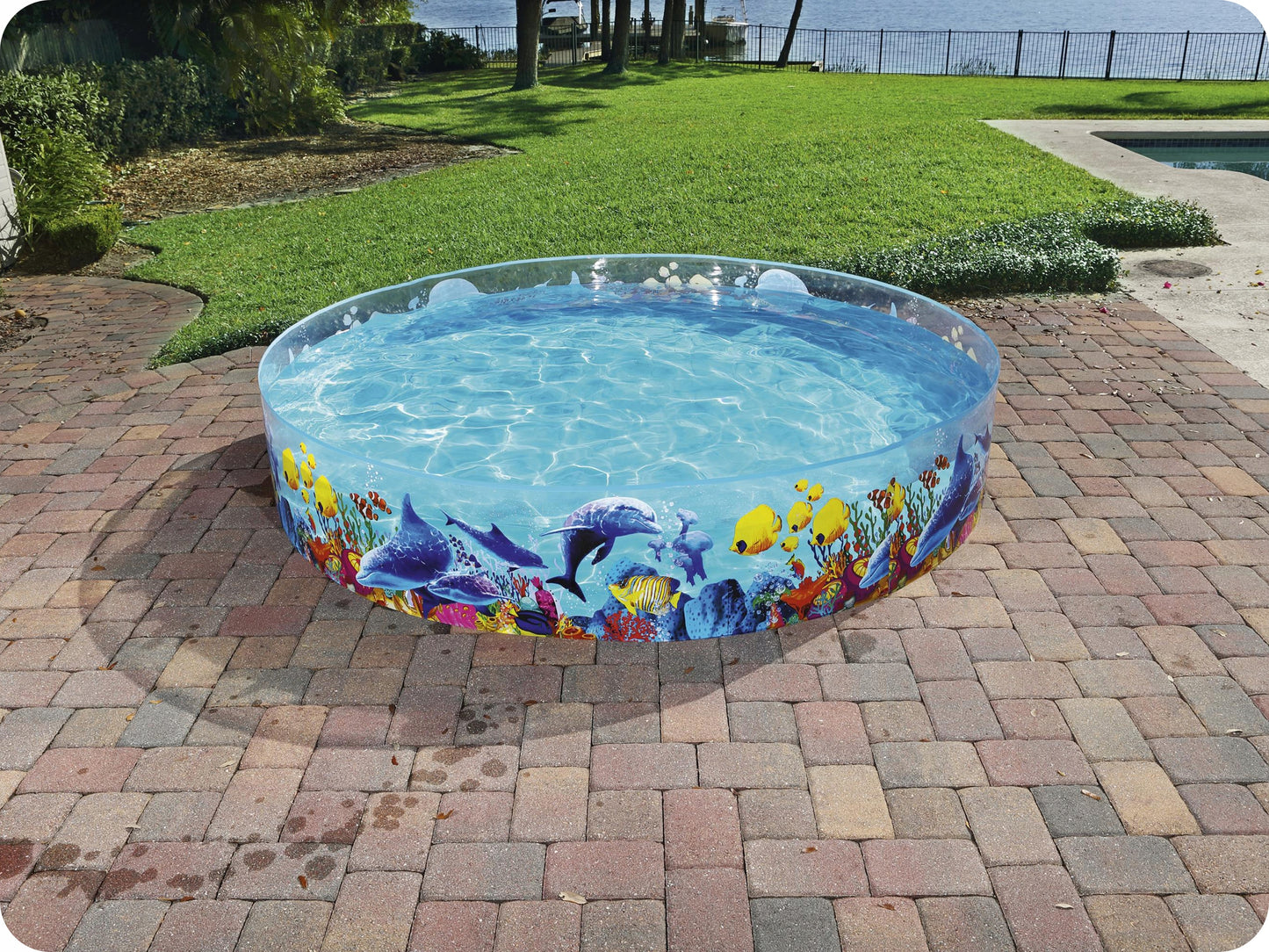 Sodo baseinas vaikams didelis 244x46cm BESTWAY
