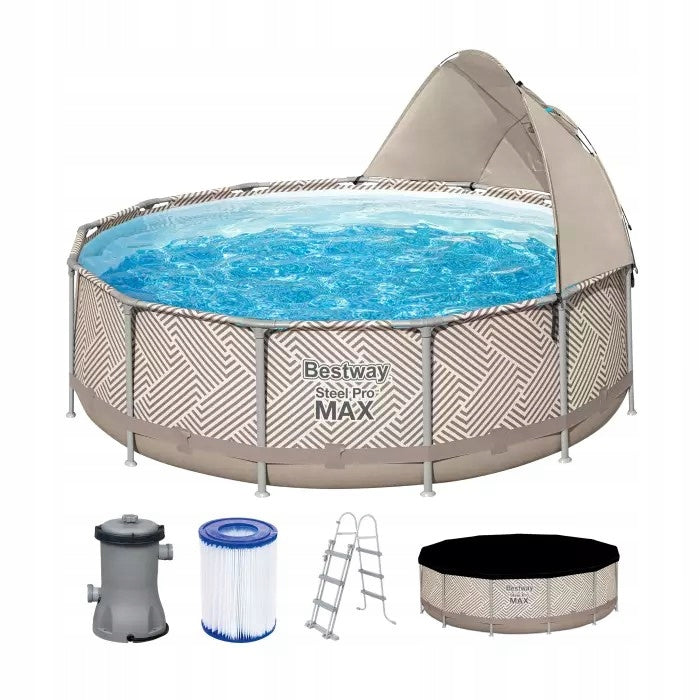 SODO SURENKAMAS BASEINAS SU STOGU 396x107cm BESTWAY 12in1 RINKINYS