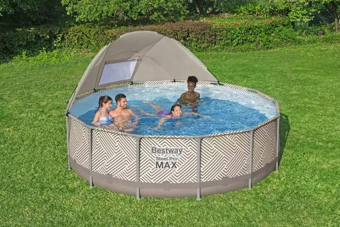 SODO SURENKAMAS BASEINAS SU STOGU 396x107cm BESTWAY 12in1 RINKINYS