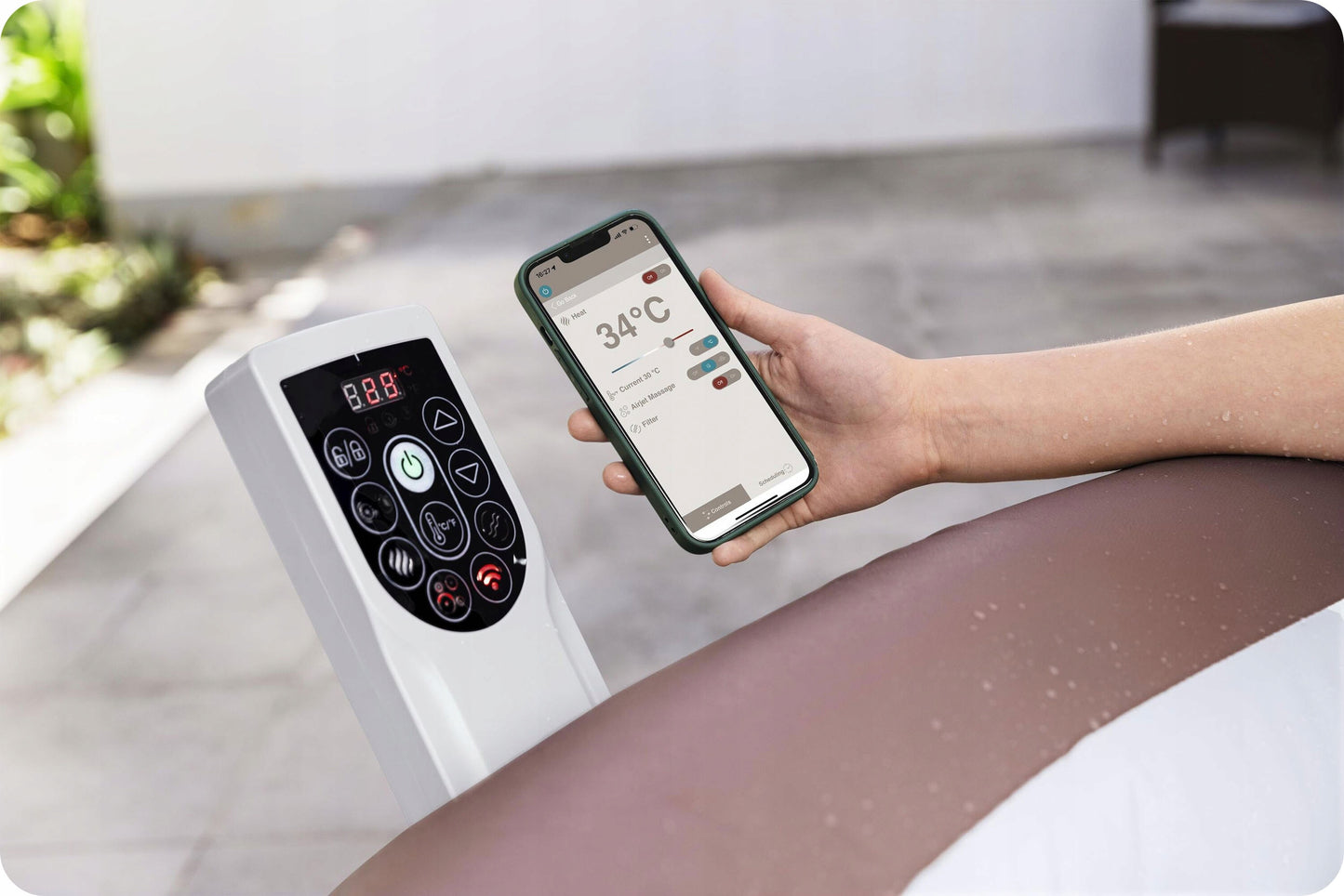 Pripučiamas Lay-Z SPA SODO 6 asmenims Havajų hidromasažas Bestway
