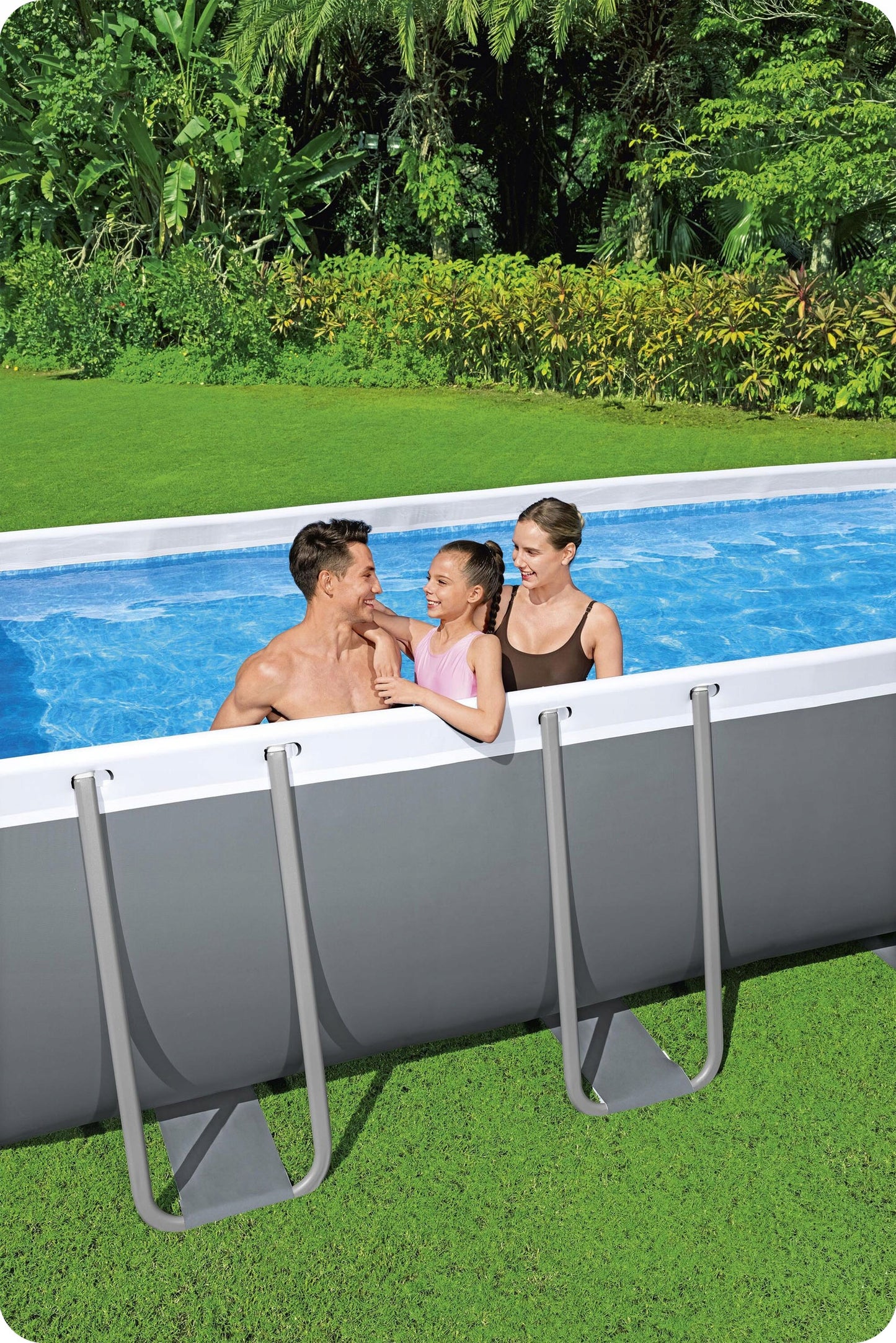 STAČIAKAMPIS SODO SURENKAMAS BASEINAS 488x244x122 BESTWAY RINKINYS 10in1