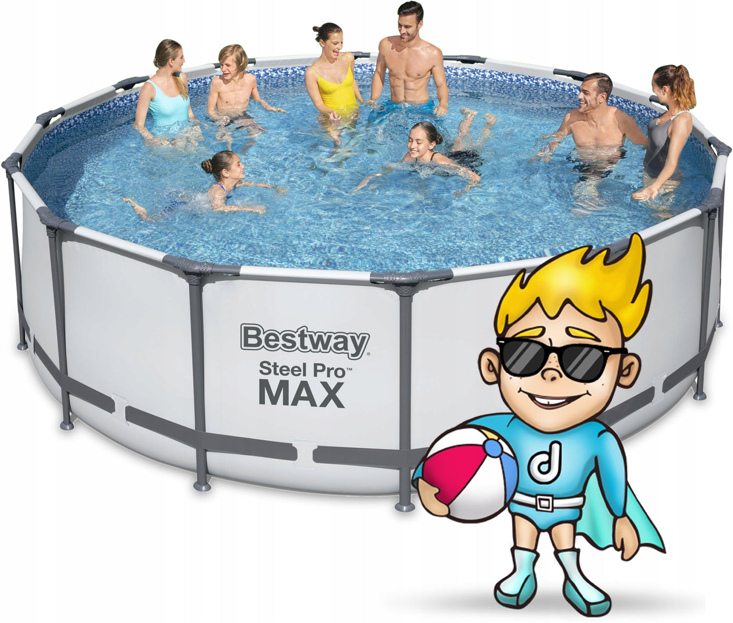 SURENKAMAS SODO BASEINAS 427x122cm BESTWAY 19in1