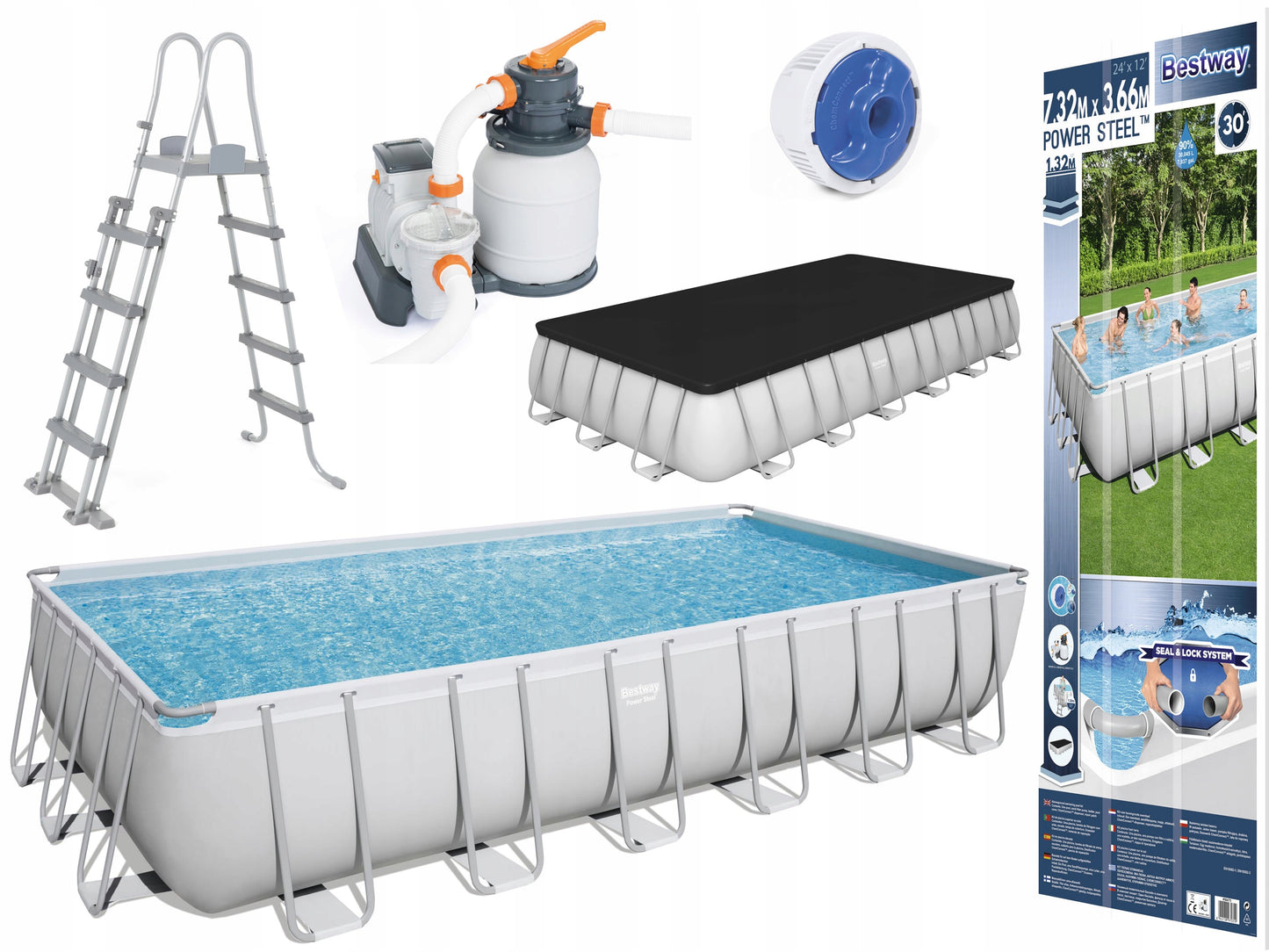 SURENKAMAS SODO BASEINAS 732x366x132 BESTWAY 11in1