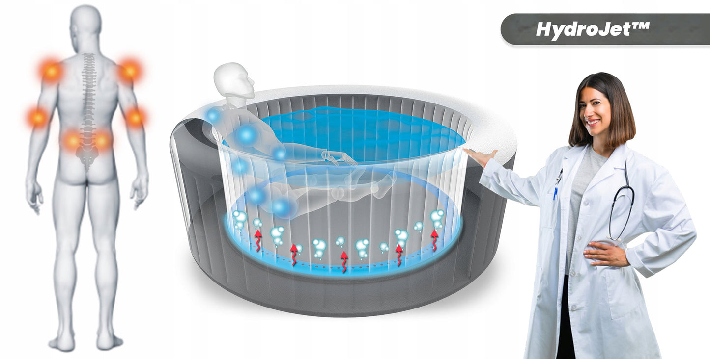 Sodo SPA HydroJet Pro San Francisco HYDROMASSAGE Bestway 7 žmonėms WIFI
