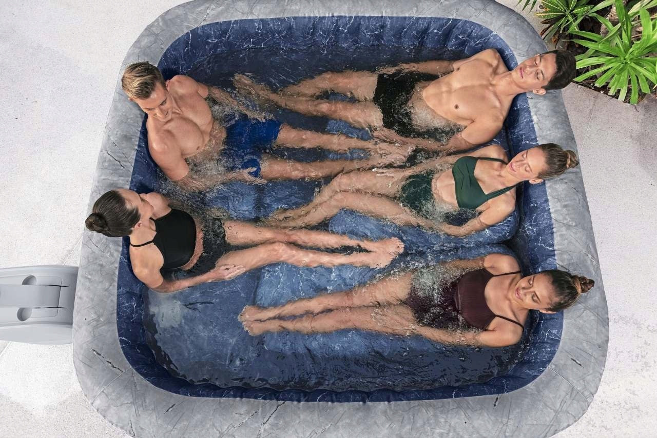 Sodo SPA HydroJet Pro San Francisco HYDROMASSAGE Bestway 7 žmonėms WIFI