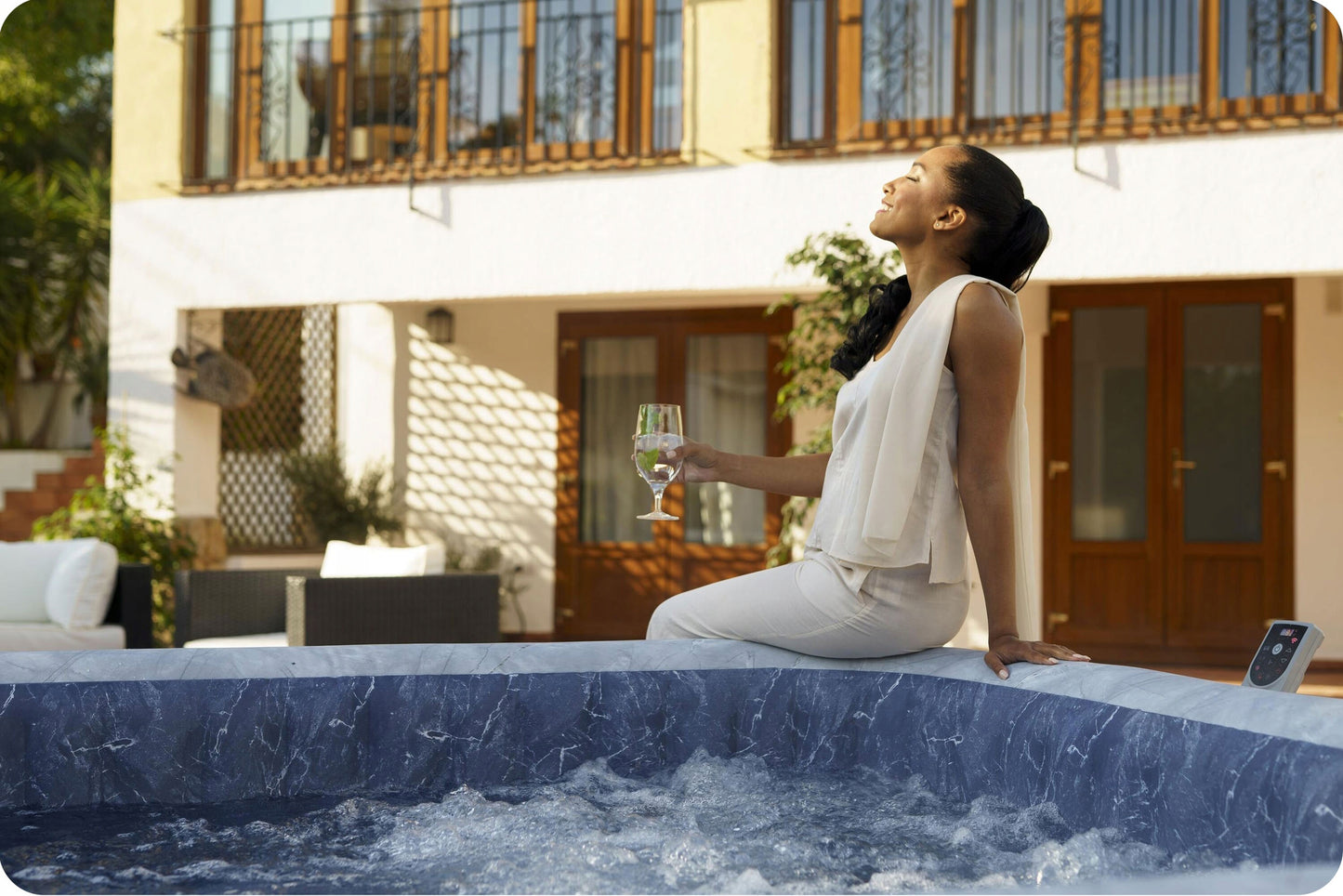 Sodo SPA HydroJet Pro San Francisco HYDROMASSAGE Bestway 7 žmonėms WIFI
