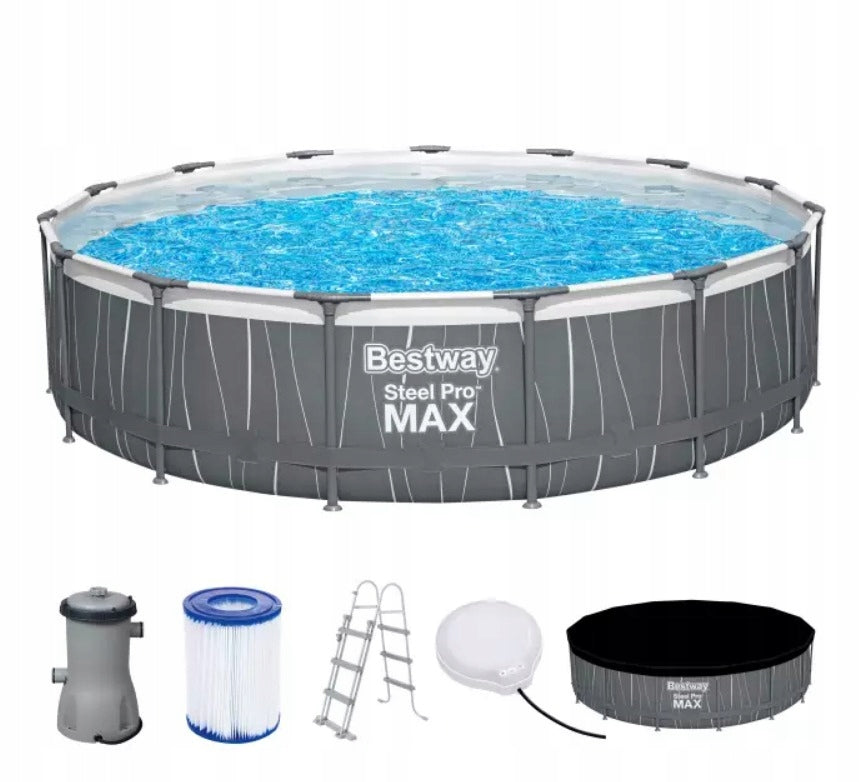 SURENKAMAS sodo baseinas 457x107 cm Bestway 13-in-1 komplektas