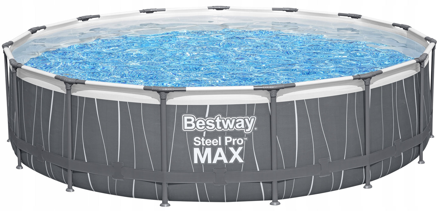 SURENKAMAS sodo baseinas 457x107 cm Bestway 13-in-1 komplektas