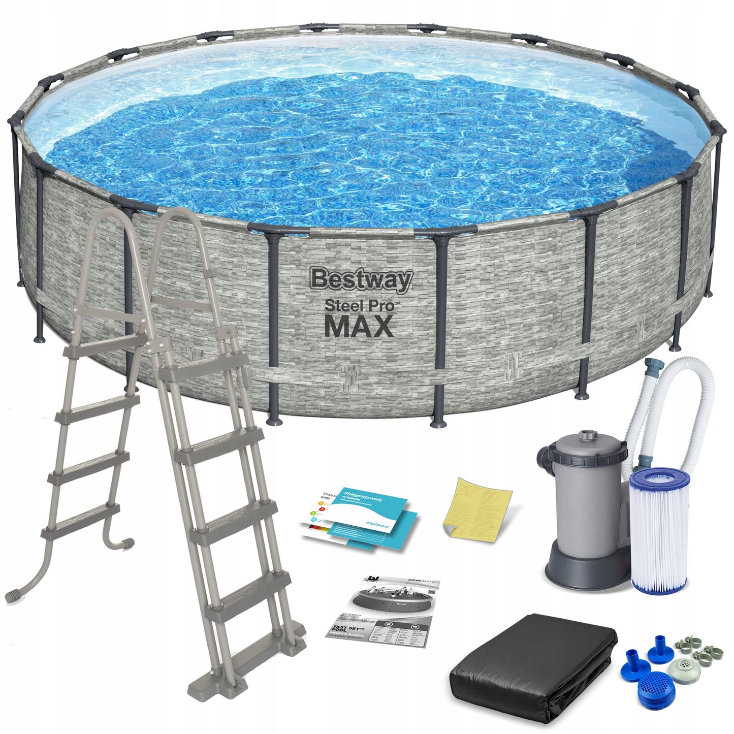 SURENKAMAS sodo baseinas Bestway 549x122cm rinkinys 11in1