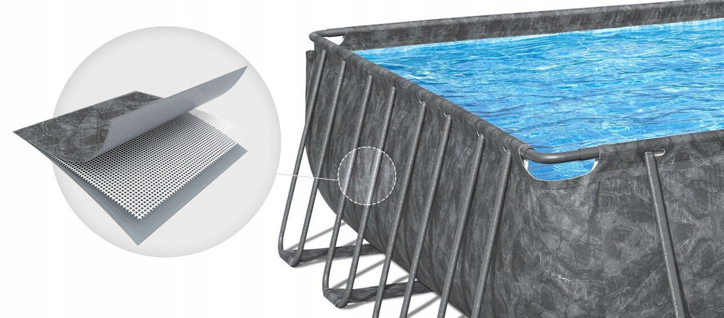 STAČIAKAMPIS SODO SURENKAMAS BASEINAS 956x488x132cm APX RINKINYS 11in1 BESTWAY