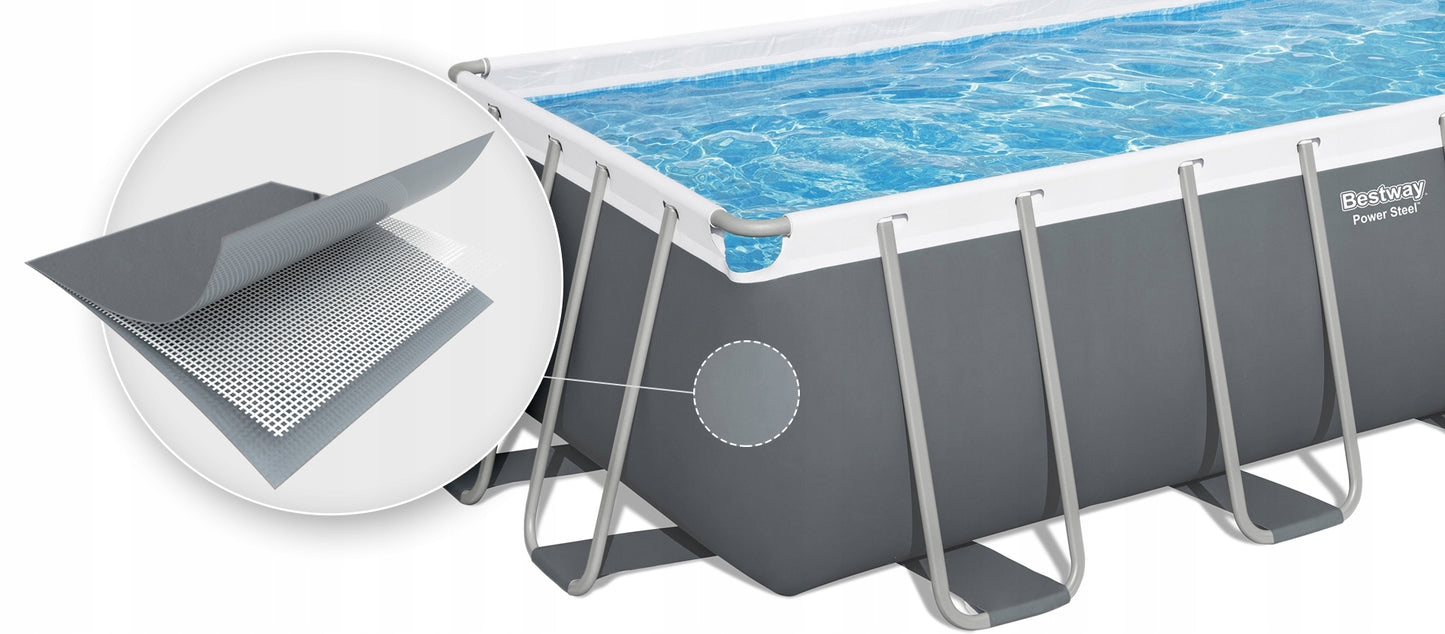 STAČIAKAMPIS SODO SURENKAMAS BASEINAS 488x244x122cm BESTWAY RINKINYS 18in1