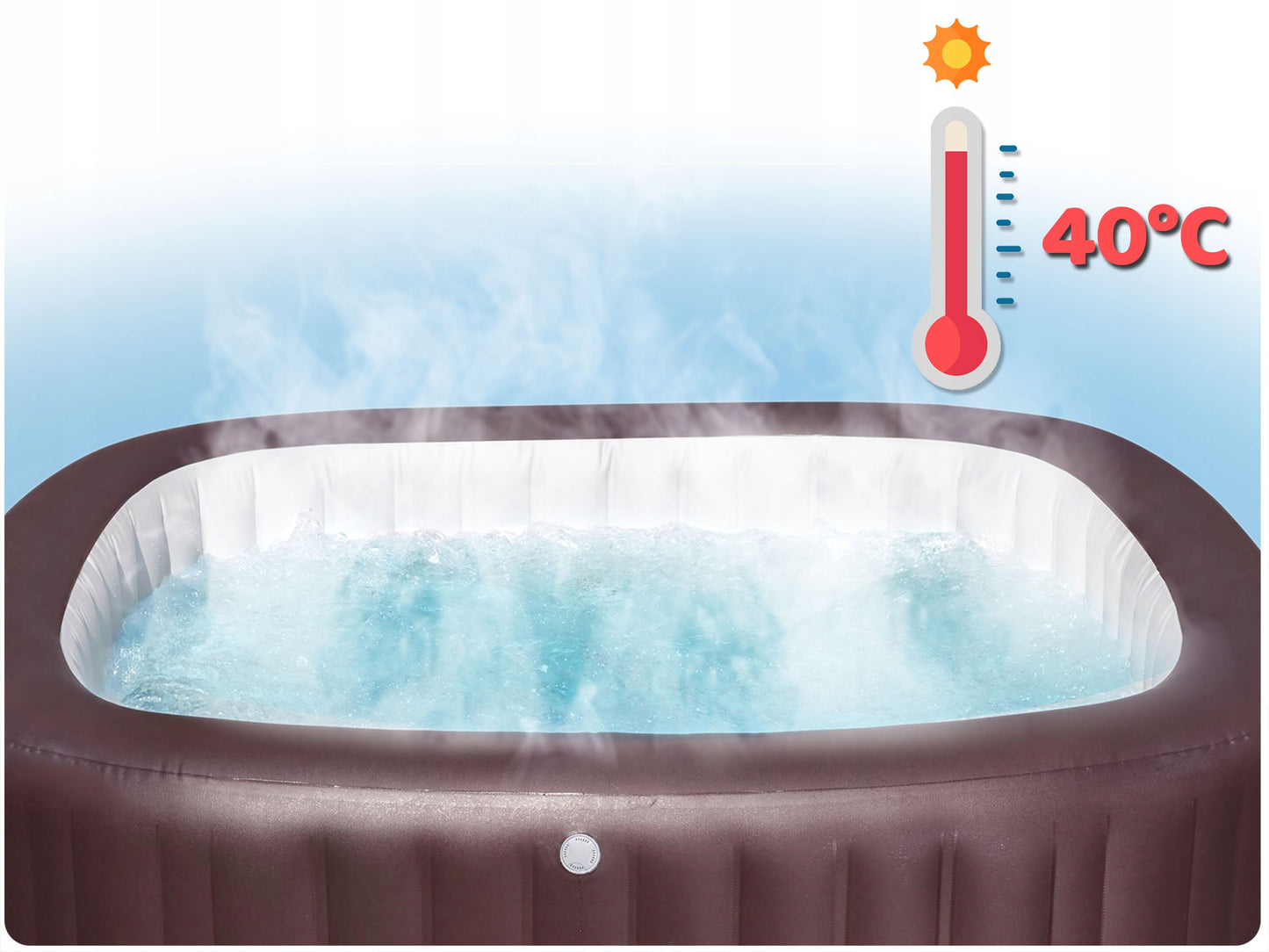 PRIPUČIAMAS SODO SPA Hydrojet Maldives Pro WIFI PROGRAMAS Bestway 7 asm.