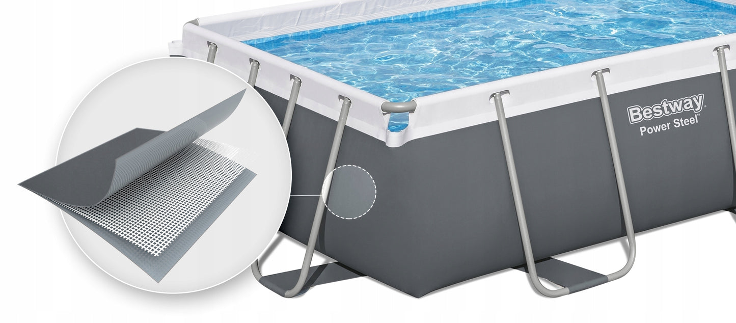Sodo stovo baseinas su siurbliu 282x196x84cm Bestway rinkinys 9in1