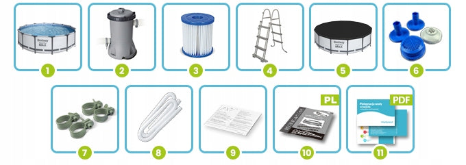 SODO SURENKAMAS BASEINAS 427x107cm BESTWAY 11in1