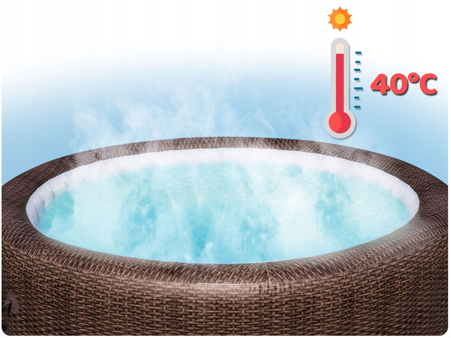 PRIPUČIAMAS SODO SPA AirJet Bali HYDROMASSAGE Bestway 7 asmenims