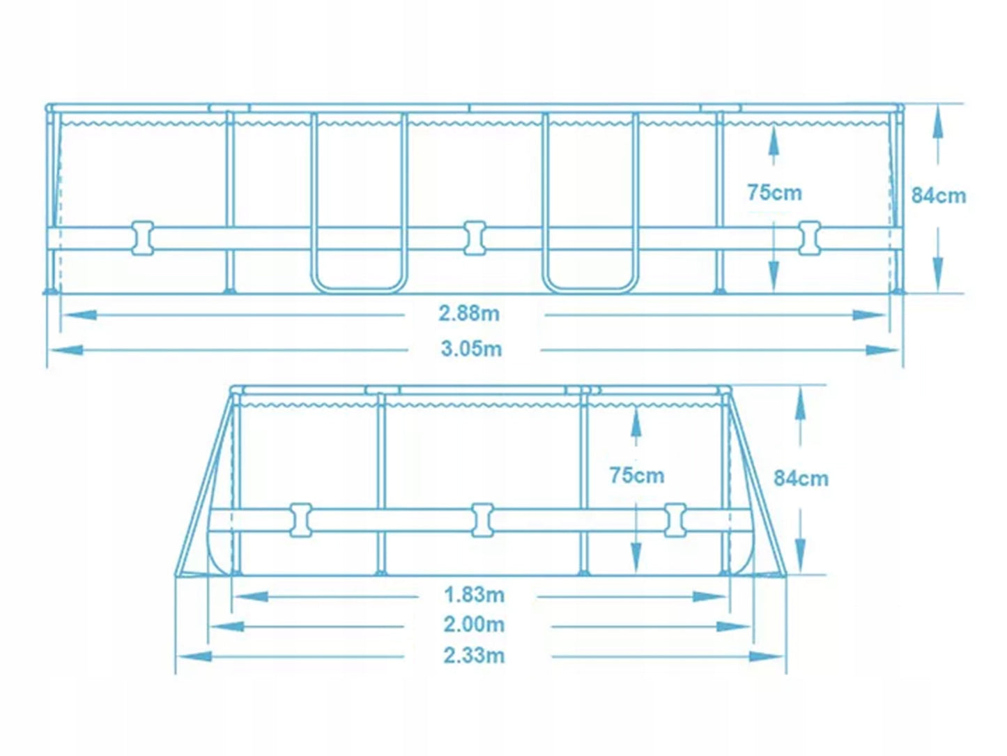 SODO BASEINAS SURENKAMAS 305x200x84cm BESTWAY 9in1