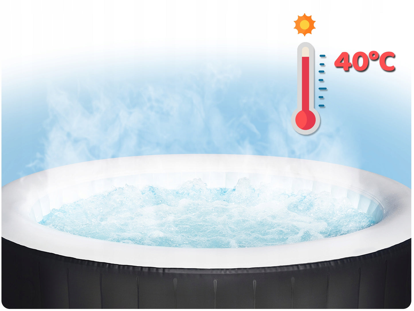 PRIPUČIAMAS SODO SPA 4 asmenims HIDROMASAS Bestway