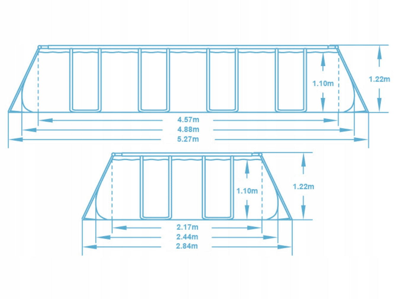 SODO BASEINAS 488x244x122 BESTWAY 11in1
