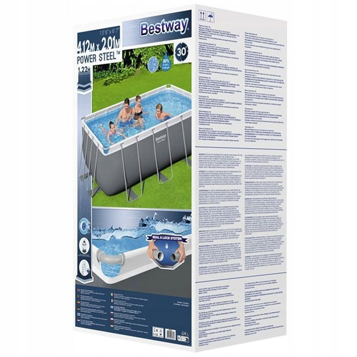 STAČIAKAMPIS SODO SURENKAMAS BASEINAS 412x201x122 BESTWAY RINKINYS 11in1