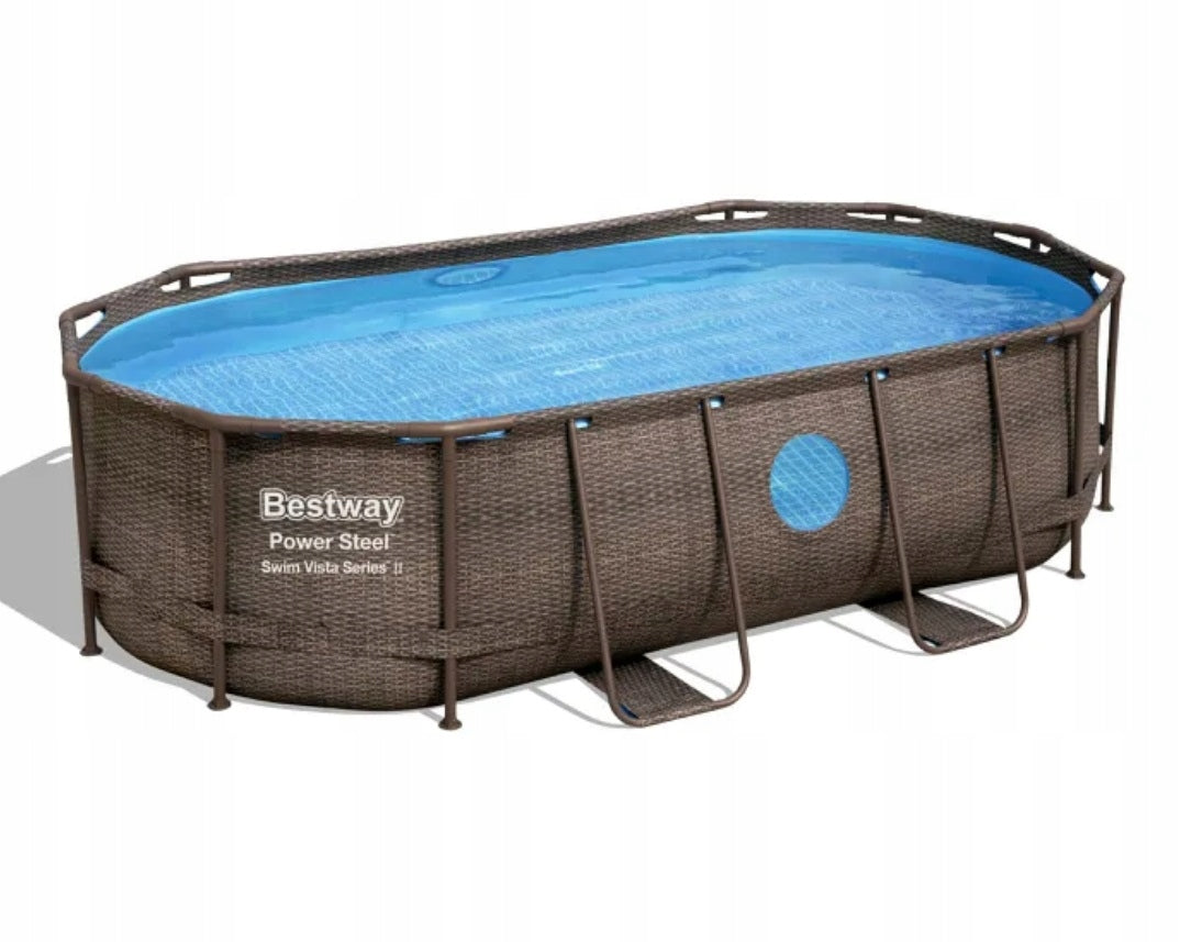 OVALUS SODO SURENKAMAS BASEINAS 427x250x100 BESTWAY RINKINYS 11in1