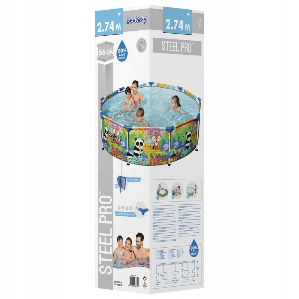 SODO SURENKAMAS BASEINAS 274x66 BESTWAY RINKINYS 4in1