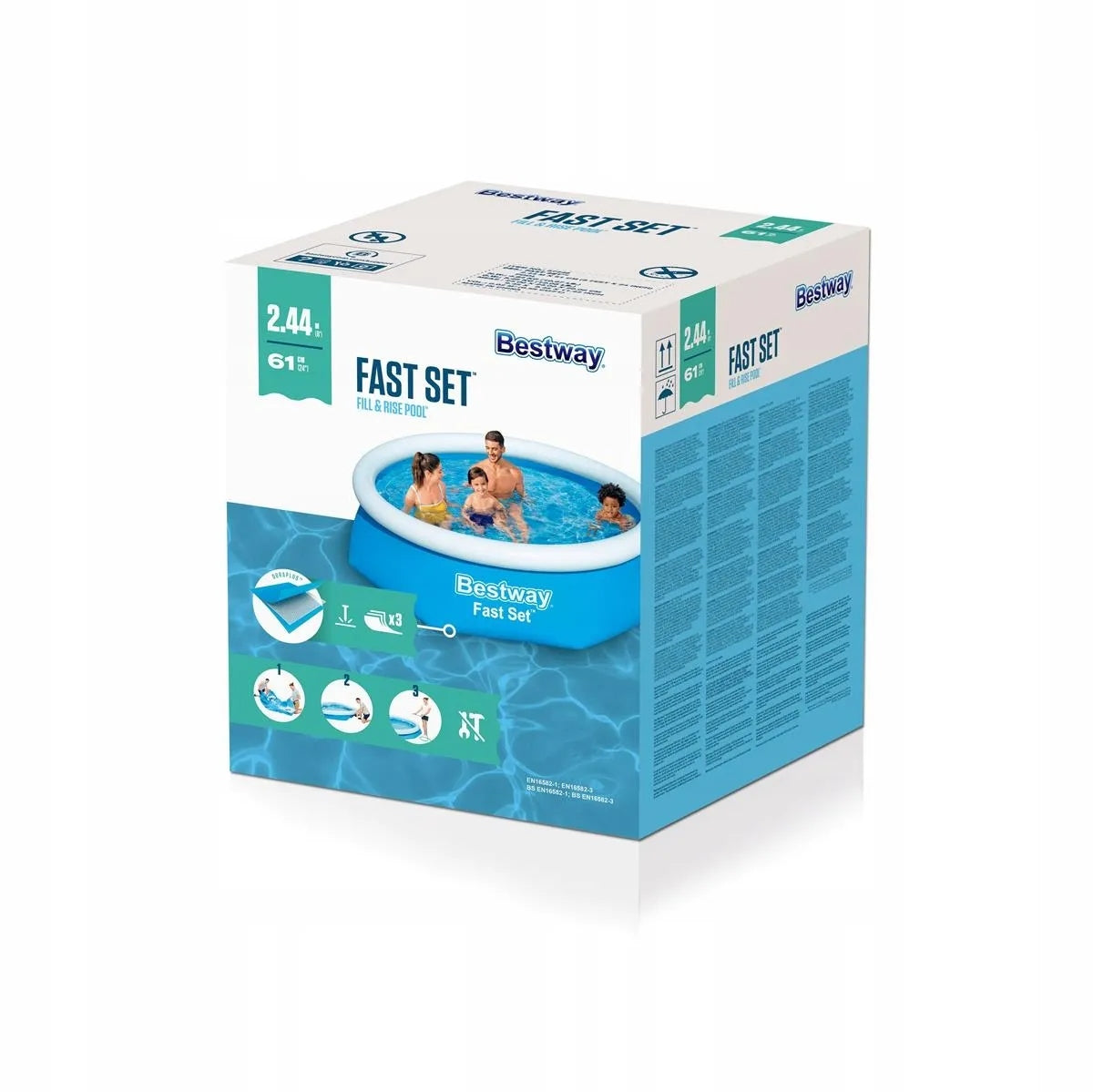 ŠEIMOS SODO BASEINAS VAIKAMS 244x61cm BESTWAY