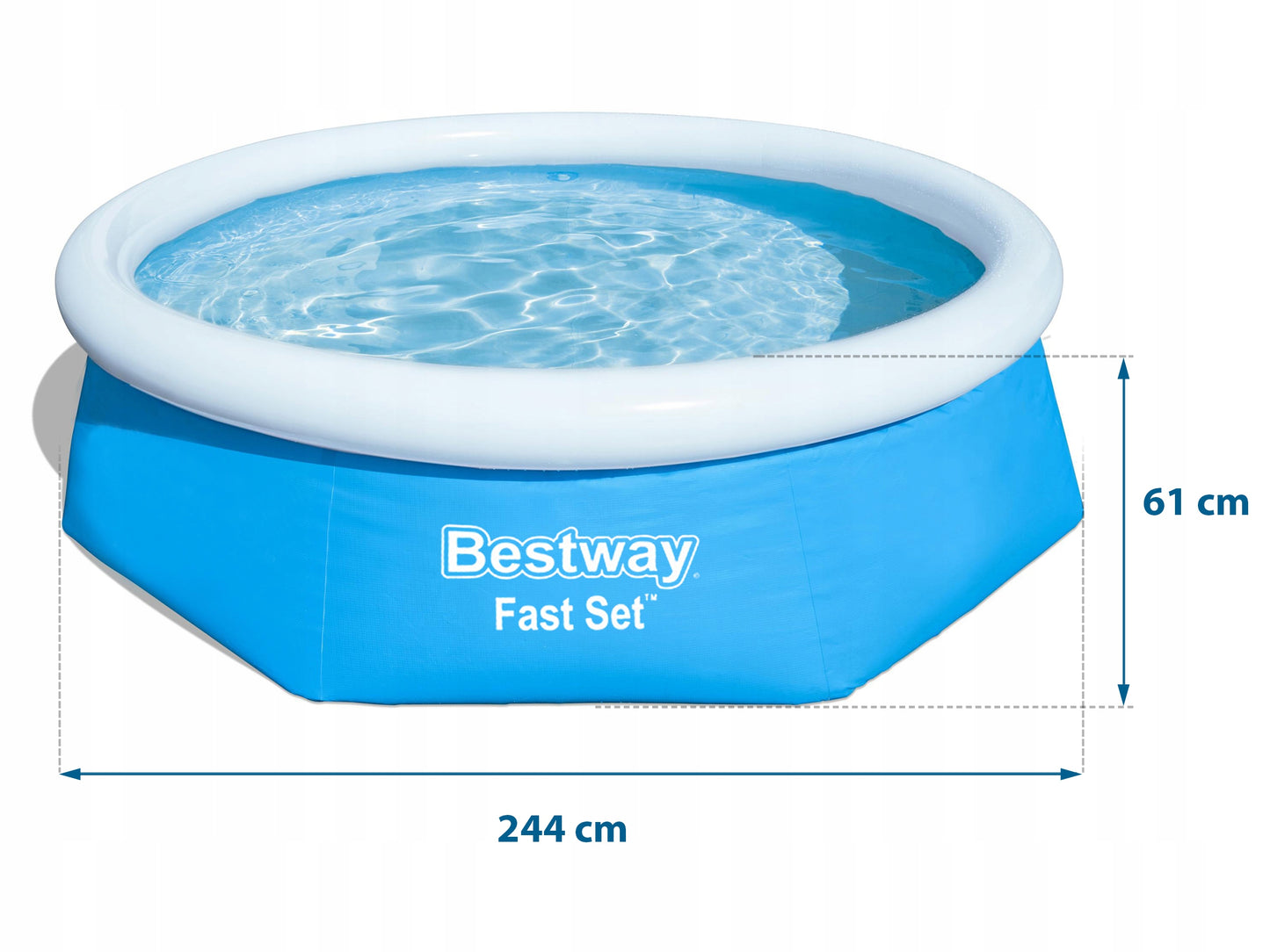 ŠEIMOS SODO BASEINAS VAIKAMS 244x61cm BESTWAY