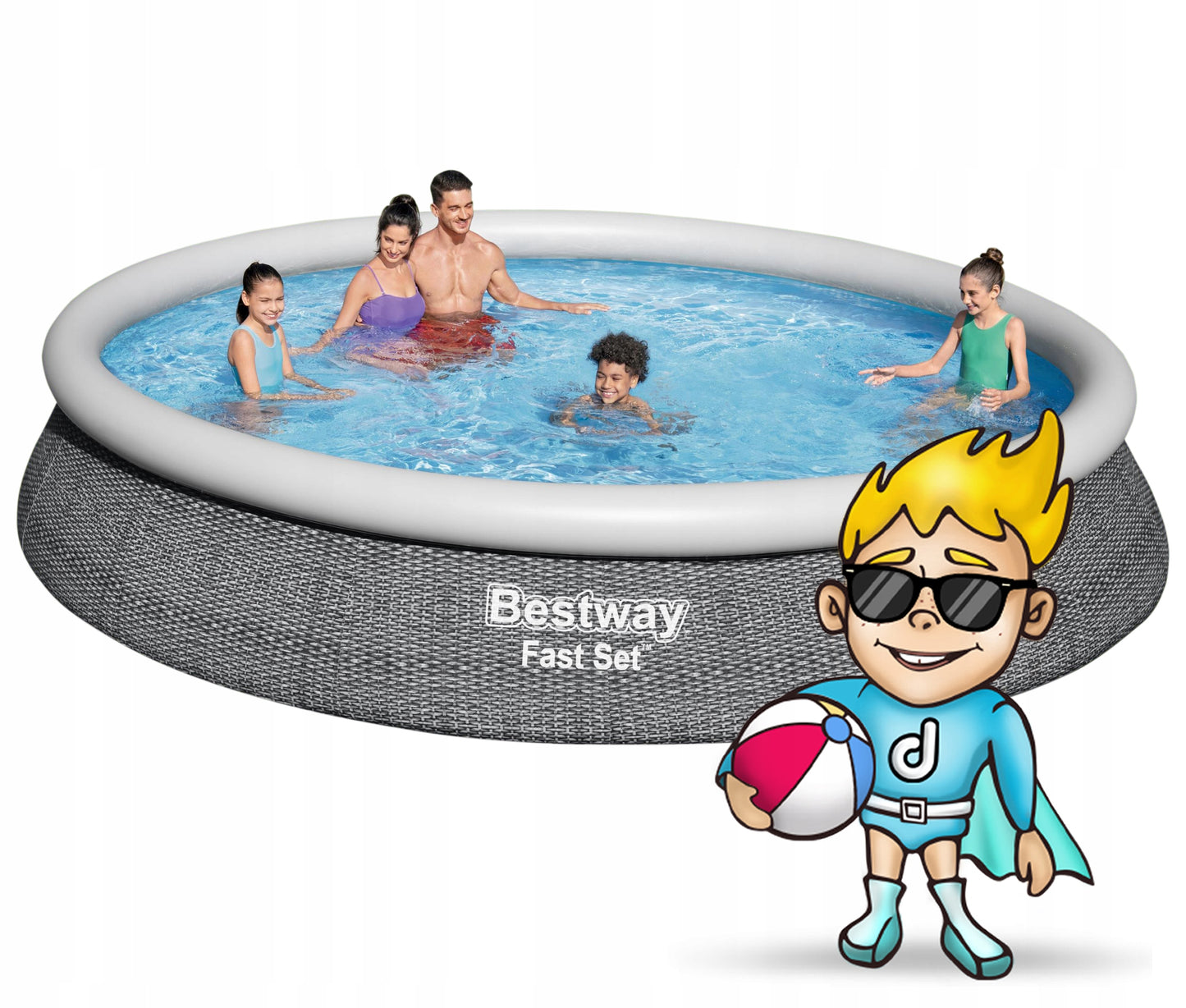 SODO BASEINAS 457x84 BESTWAY + SIURBLYS 9in1