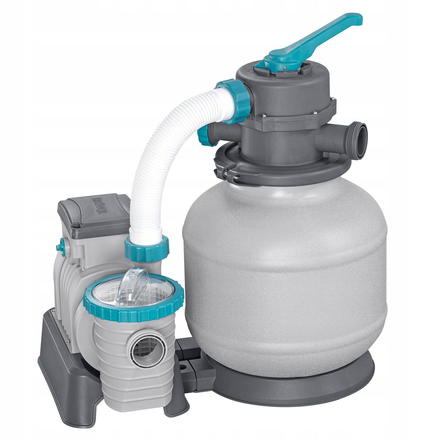 Smėlio siurblys baseino filtrui 8327 l/h + smėlio 25kg jungiamosios žarnos Bestway