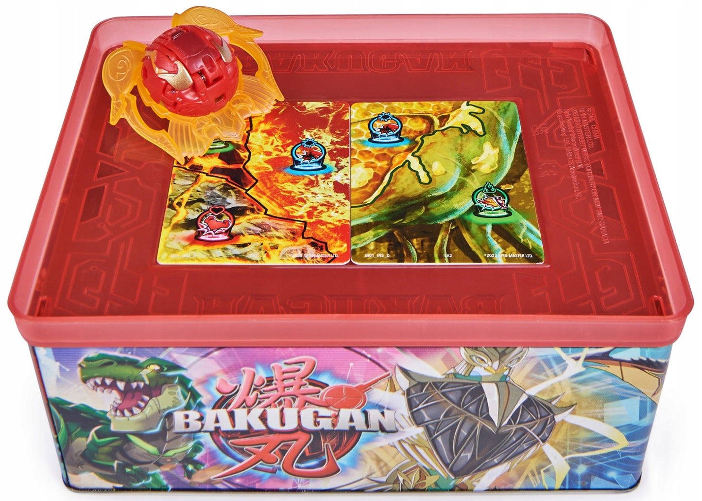 BAKUGAN BAKU-TIN 2 SPECIAL ATTACK MANTID FIGŪRA + KORTELĖS DĖŽUTĖJE