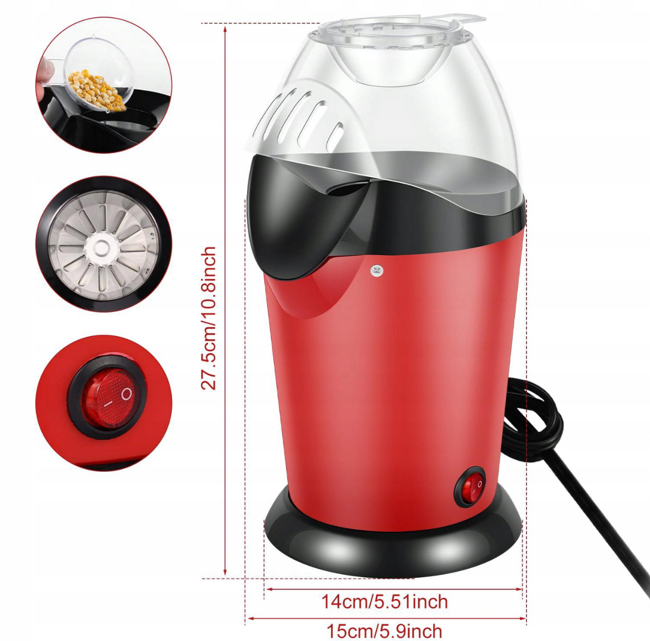 Spragėsių aparatas 1200W