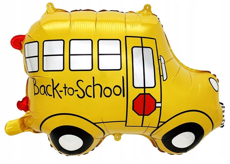 Folinis balionas „Mokyklos autobusas“, 48 x 56 cm