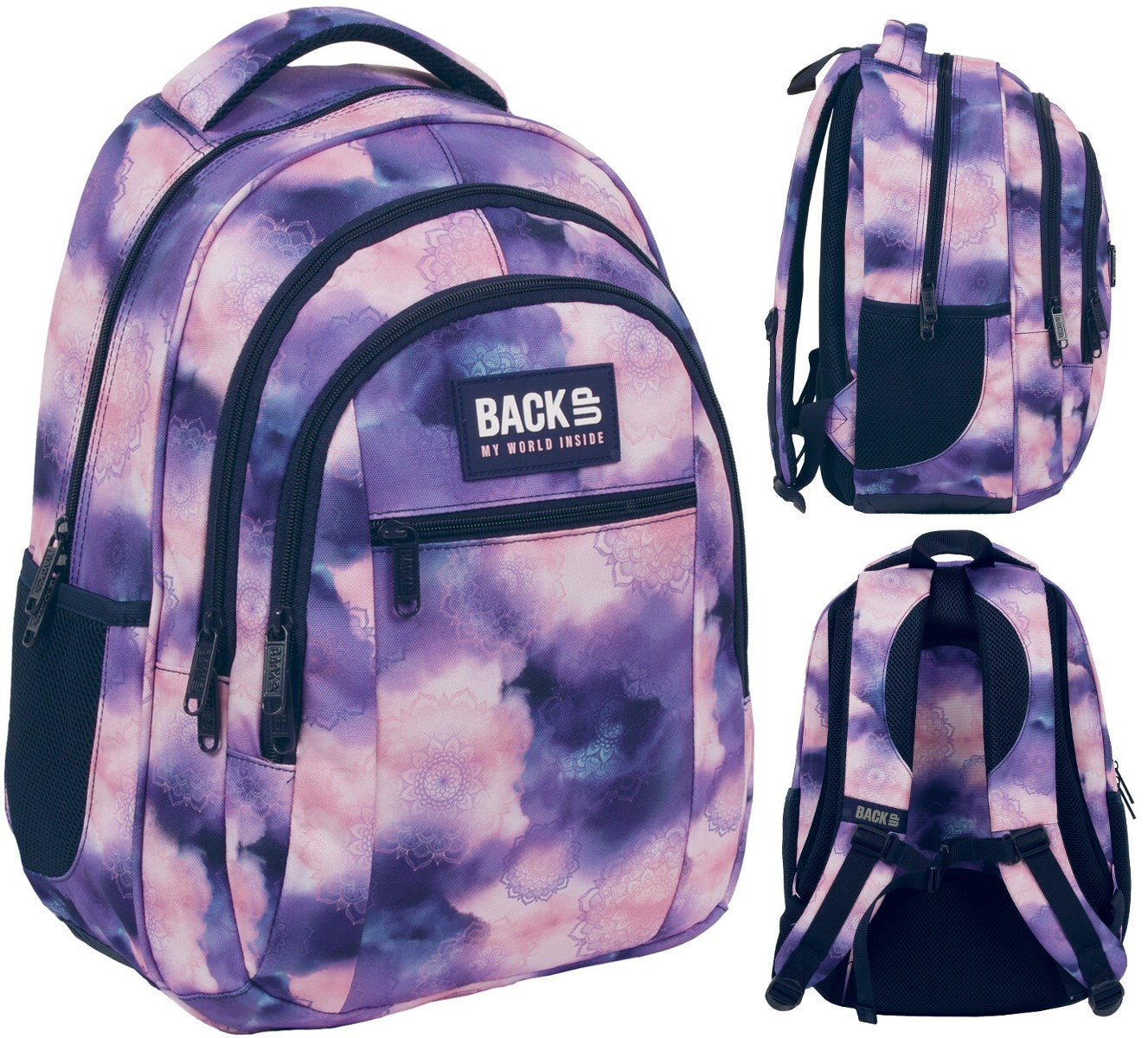 Mokykline kuprine BackUP 26L – Mandala (O13)