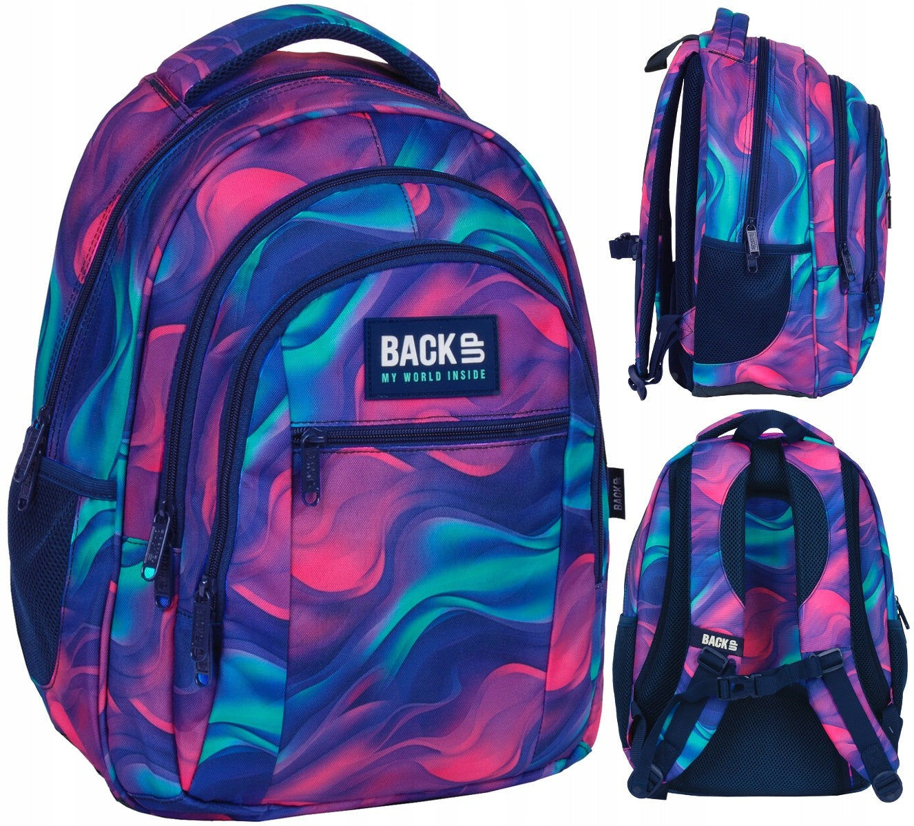 Mokykline kuprine BackUP 26L – Colorful Dream (O31)