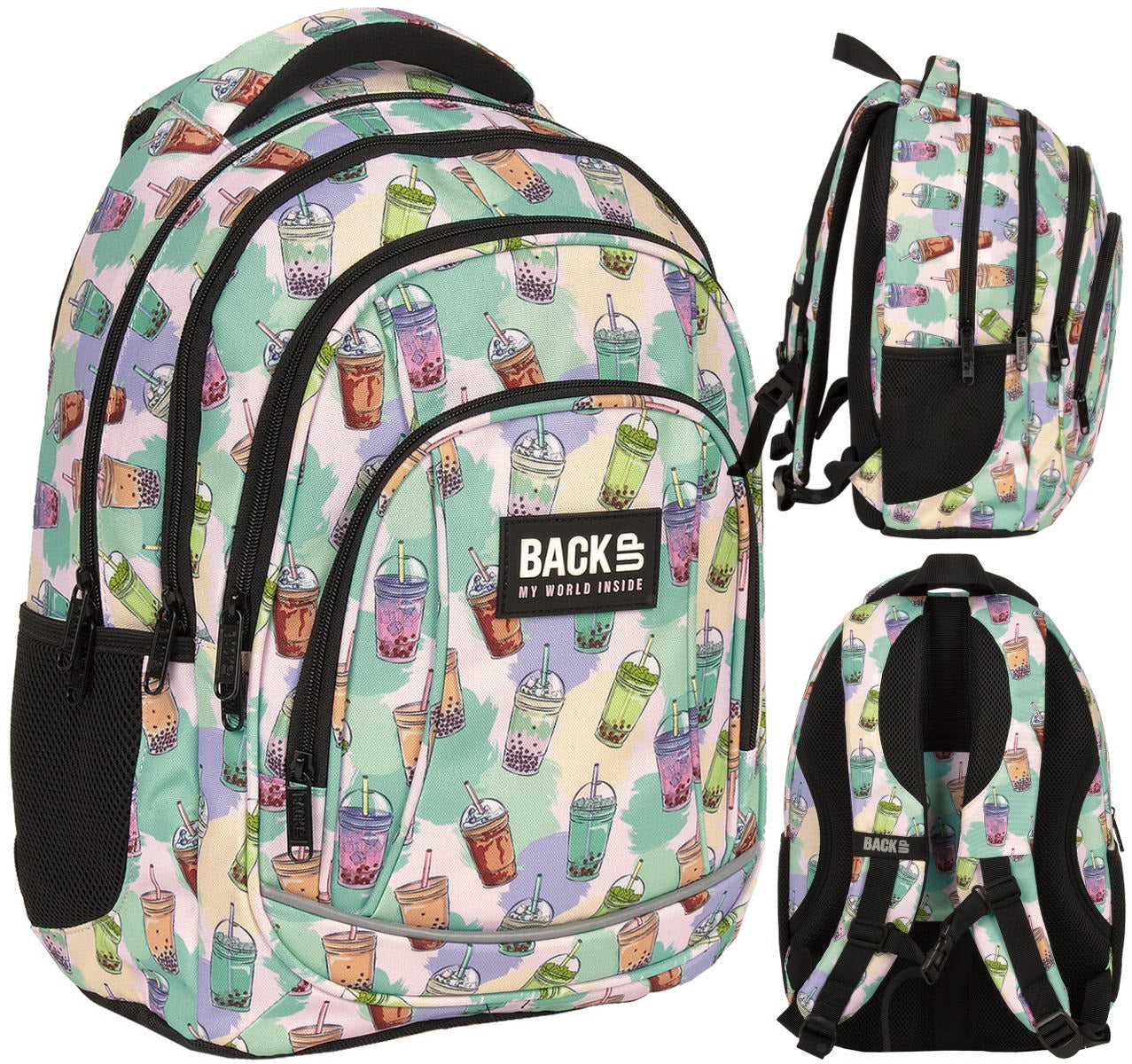Mokykline kuprine BackUP 26L – Bubble Tea (A25)