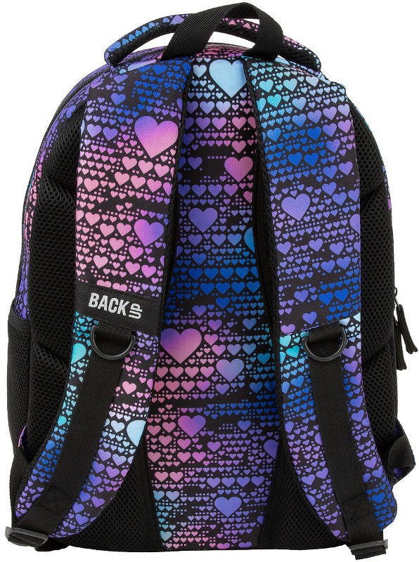 Mokykline kuprine BackUP 26L – Hearts Holo (X18)