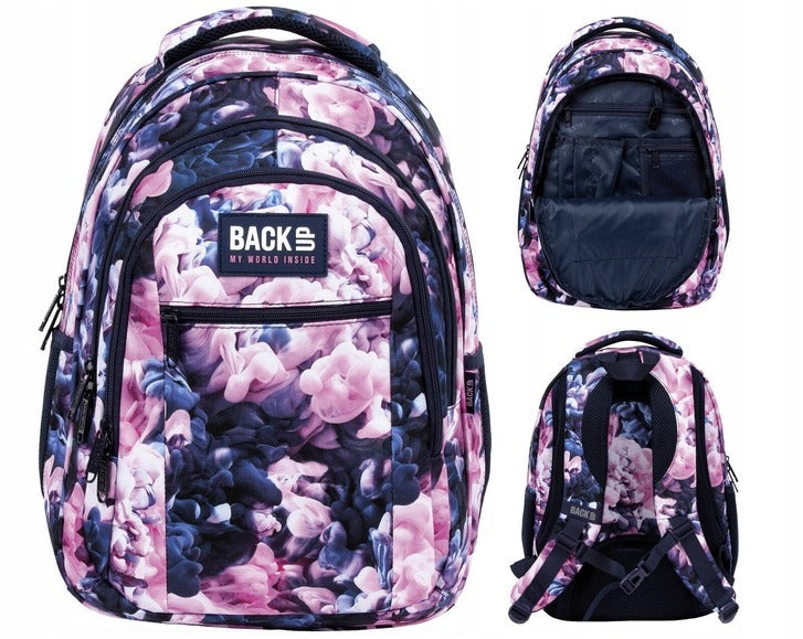 Mokykline kuprine BackUP 26L – Shades of Pink (O02)