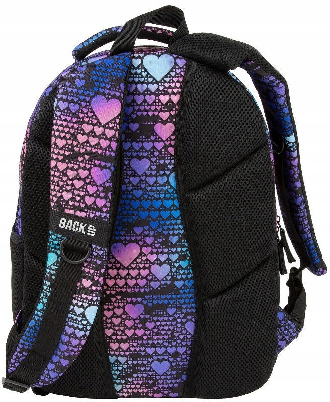 Mokykline kuprine BackUP 26L – Hearts Holo (X18)