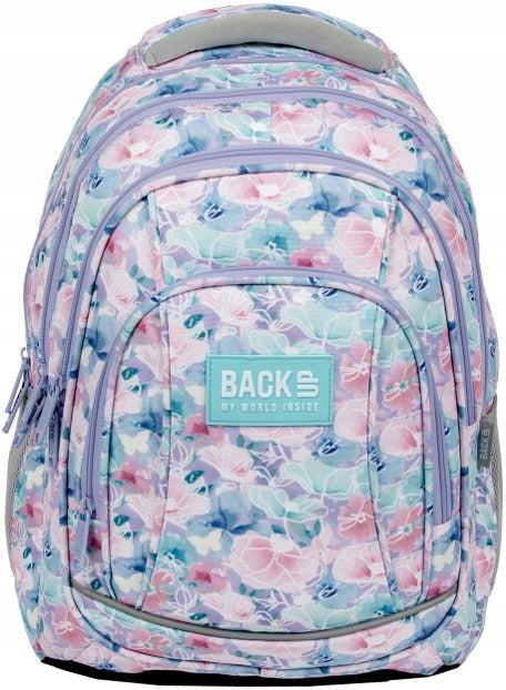 Mokykline kuprine BackUP 26L – Spring Flowers Pastel (A15)