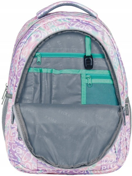 Mokykline kuprine BackUP 26L – Cream Letters (O18)