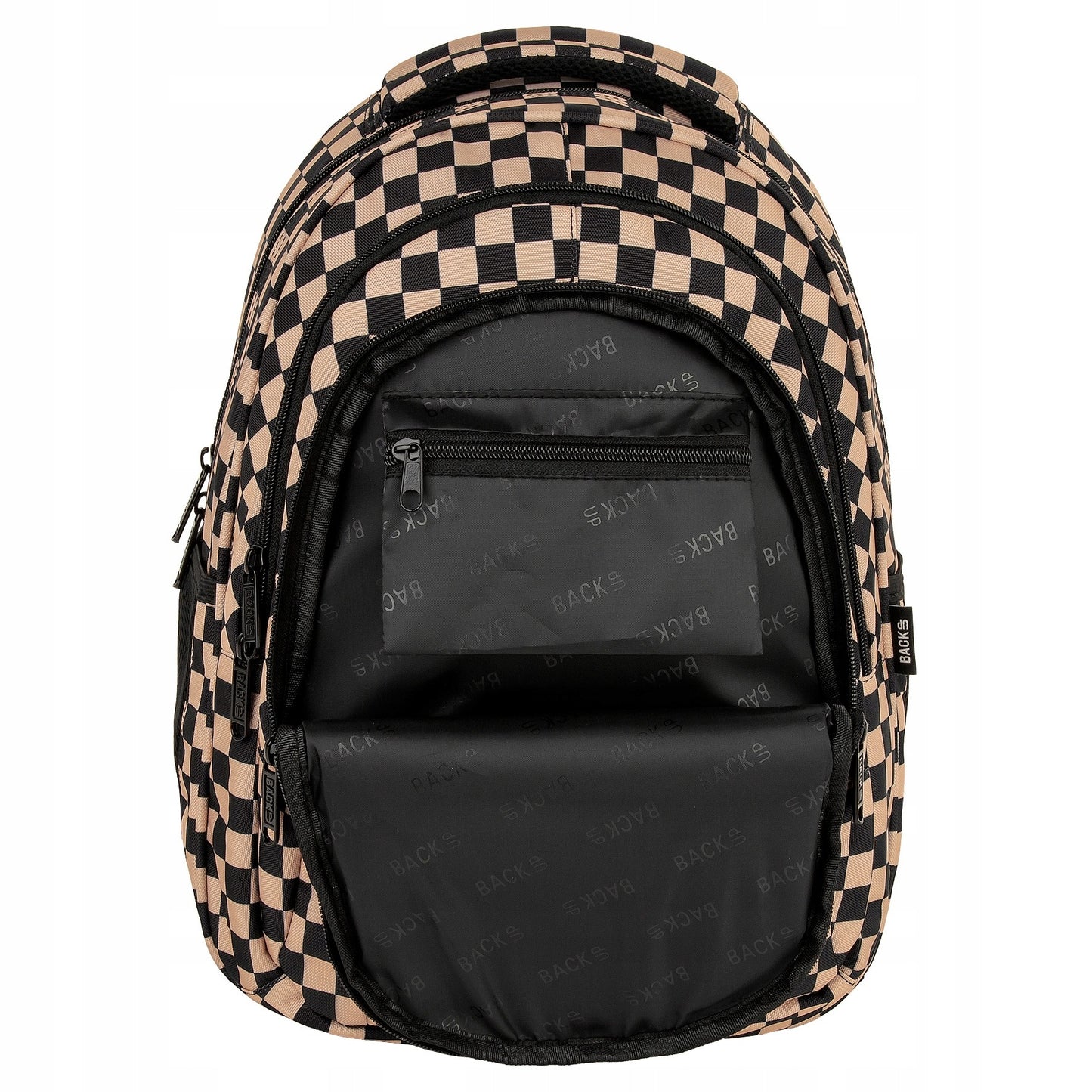 Mokykline kuprine BackUP 26L – Checkerboard Beige