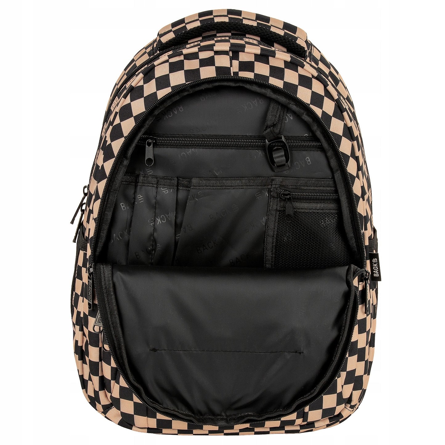 Mokykline kuprine BackUP 26L – Checkerboard Beige